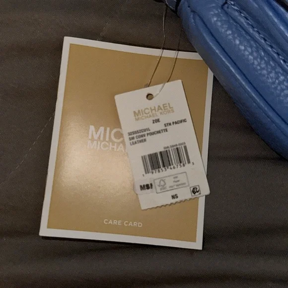 NWT Michael Kors Zoe Small Convertible Pouchette Bag - Picture 6 of 6